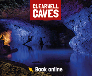 Things to do in the Forest of Dean days out at Clearwell Caves in Gloucestershire what's on