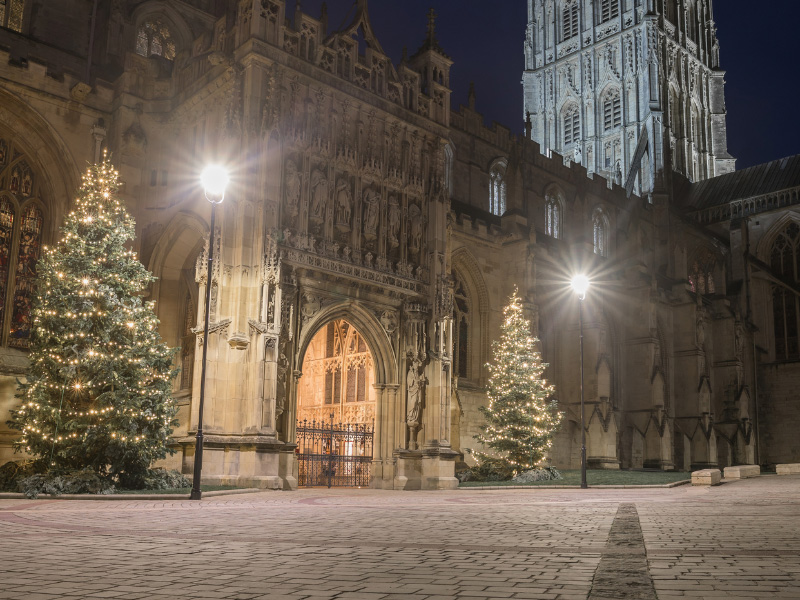 Christmas Eve Midnight Mass at Gloucester Cathedral