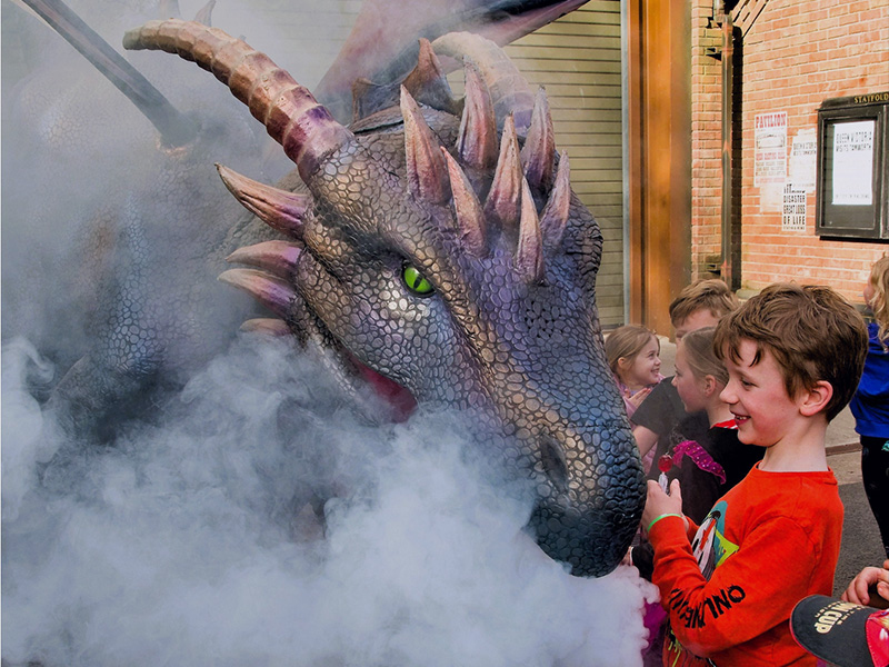 Dragons and Wizards at Berkeley Castle