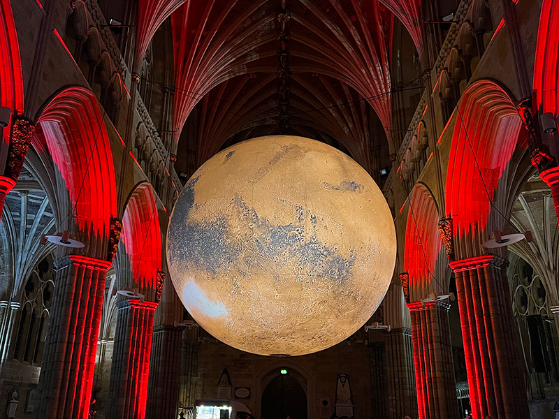 Mars at Gloucester Cathedral