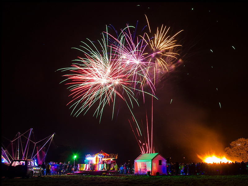 Firework displays in Wotton, Gloucestershire