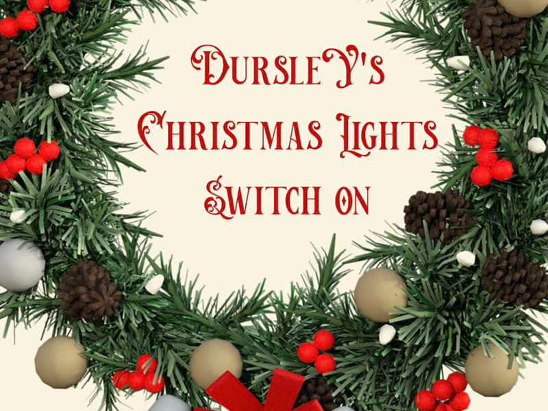 Christmas lights in Dursley