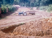 The start of the walled garden being created