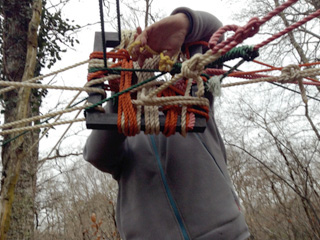 'FEARLESS' Art installation at Puzzlewood