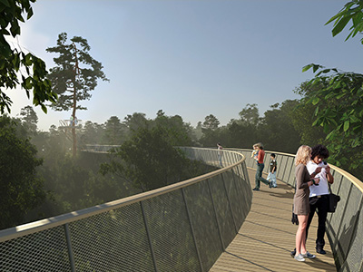 Treetop Walkway at Westonbirt gets support