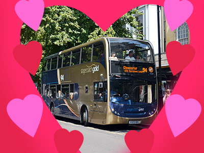 £1 Evening Rider Ticket over Valentine's Weekend with Stagecoach West