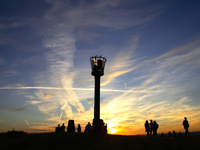 Beacons in Gloucestershire for Queens 90th birthday