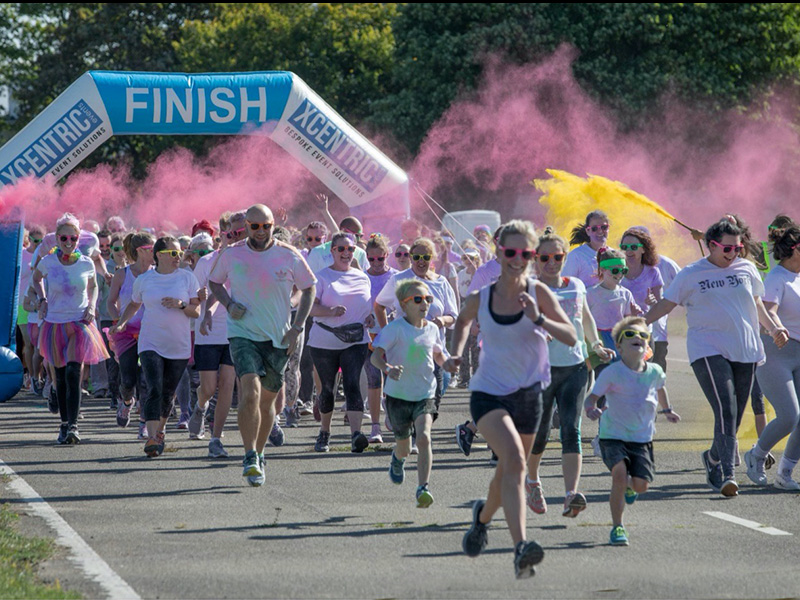 Longfield Community Hospice’s fun run, ‘Run the Rainbow’