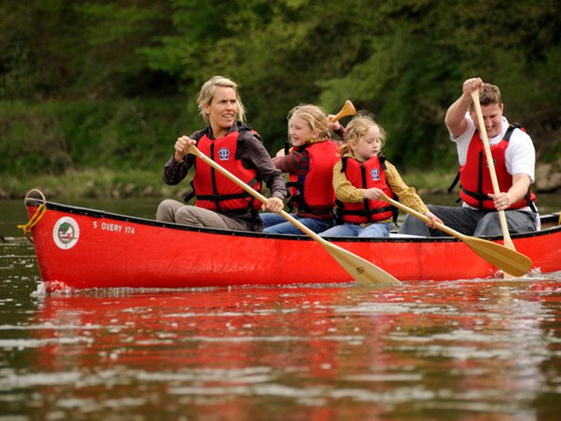 Forest Adventure canoes