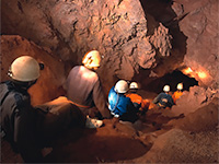 Caving at Clearwell Caves